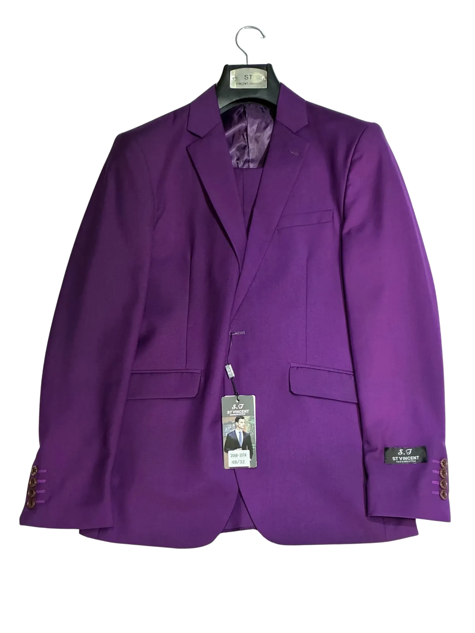 Vibrant Purple Two Piece